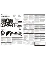 Preview for 1 page of Pioneer SE-MINITOR5 Manual