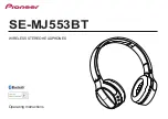 Pioneer SE-MJ553BT Operating Instructions Manual preview