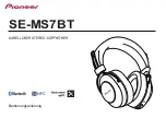 Предварительный просмотр 1 страницы Pioneer SE-MS7BT Manual