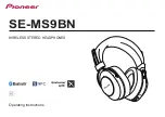 Предварительный просмотр 14 страницы Pioneer SE-MS9BN Operating Instructions Manual