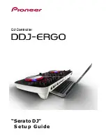 Pioneer “Serato DJ” DDJ-ERGO Setup Manual preview