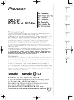 Preview for 1 page of Pioneer Serato DJ DDJ-S1 Quick Start Manual