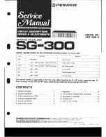 Preview for 2 page of Pioneer SG-300 Service Manual