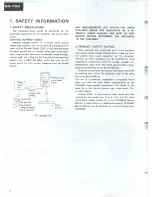 Preview for 2 page of Pioneer SG-705 Service Manual