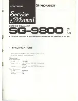 Preview for 25 page of Pioneer SG-9800 Service Manual