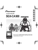 Предварительный просмотр 1 страницы Pioneer SGX-CA900 Quick Start Manual