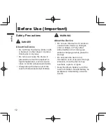 Preview for 12 page of Pioneer SGY-PM900H79 L Important Information For The User