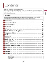 Preview for 2 page of Pioneer Siriusxm DMH-2600NEX Operation Manual