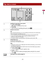 Preview for 17 page of Pioneer Siriusxm DMH-2600NEX Operation Manual