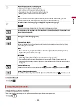 Preview for 22 page of Pioneer Siriusxm DMH-2600NEX Operation Manual