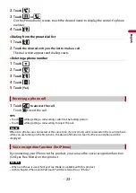 Preview for 23 page of Pioneer Siriusxm DMH-2600NEX Operation Manual