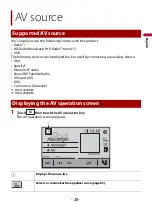 Preview for 28 page of Pioneer Siriusxm DMH-2600NEX Operation Manual