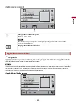 Preview for 45 page of Pioneer Siriusxm DMH-2600NEX Operation Manual