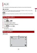 Preview for 69 page of Pioneer Siriusxm DMH-2600NEX Operation Manual