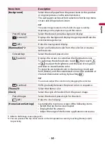 Preview for 84 page of Pioneer Siriusxm DMH-2600NEX Operation Manual