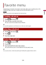 Preview for 92 page of Pioneer Siriusxm DMH-2600NEX Operation Manual