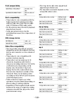 Preview for 103 page of Pioneer Siriusxm DMH-2600NEX Operation Manual