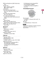 Preview for 111 page of Pioneer Siriusxm DMH-2600NEX Operation Manual