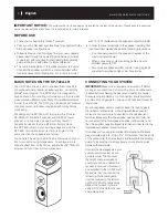 Preview for 2 page of Pioneer SP-T22A-LR Operating Manual