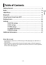 Preview for 2 page of Pioneer SPH-10BT Operation Manual