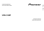 Pioneer SPH-C10BT Installation Manual предпросмотр