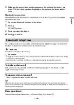 Preview for 15 page of Pioneer SPH-C19BT Operation Manual