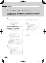 Preview for 2 page of Pioneer SPH-DA210 User Manual