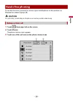 Preview for 22 page of Pioneer SPH-EVO93DAB Operation Manual