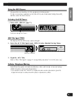 Предварительный просмотр 47 страницы Pioneer Suepr Tuner III DEH-P7200 Operation Manual