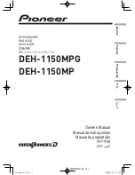 Предварительный просмотр 1 страницы Pioneer Super Tuner III D DEH-1150MP Owner'S Manual