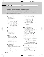 Preview for 2 page of Pioneer Super Tuner III D DEH-P4850MPH Operation Manual