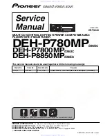 Preview for 1 page of Pioneer SUPER TUNER III D DEH-P8850MP Service Manual