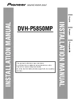 Pioneer Super Tuner III D DVH-P5850MP Installation Manual preview