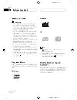 Preview for 6 page of Pioneer Super Tuner III D DVH-P5850MP Operation Manual