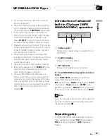 Предварительный просмотр 23 страницы Pioneer SUPER TUNER III D FH-P4200MP Operation Manual