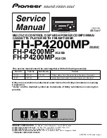 Pioneer SUPER TUNER III D FH-P4200MP Service Manual preview