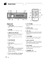 Предварительный просмотр 8 страницы Pioneer Super Tuner III DEH-P3900MP Operation Manual