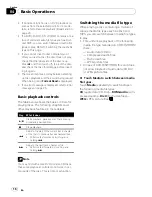 Предварительный просмотр 16 страницы Pioneer Super Tuner IIID AVH-P4100DVD Operation Manual