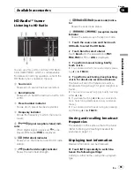 Предварительный просмотр 69 страницы Pioneer Super Tuner IIID AVH-P4100DVD Operation Manual