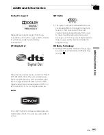 Preview for 109 page of Pioneer Super Tuner IIID AVH-P4100DVD Operation Manual