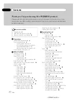 Preview for 2 page of Pioneer Super Tuner IIID AVH-P5100DVD Operation Manual