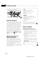 Preview for 10 page of Pioneer Super Tuner IIID AVH-P5100DVD Operation Manual