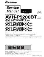 Pioneer Super Tuner IIID AVH-P5200BT Service Manual preview