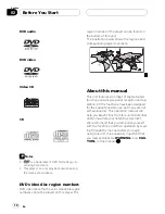 Preview for 10 page of Pioneer Super Tuner IIID+ AVH-P7800DVD Operation Manual