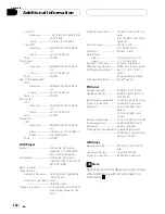 Preview for 142 page of Pioneer Super Tuner IIID+ AVH-P7800DVD Operation Manual