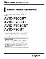 Preview for 231 page of Pioneer Super Tuner IIID AVIC-F700BT Operation Manual