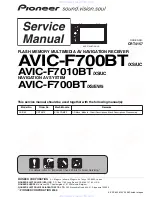 Pioneer Super Tuner IIID AVIC-F700BT Service Manual preview