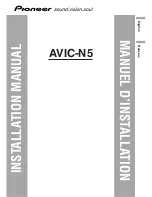 Pioneer Super Tuner IIID AVIC-N5 Installation Manual preview