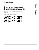 Pioneer Super Tuner IIID AVIC-X710BT Installation Manual preview