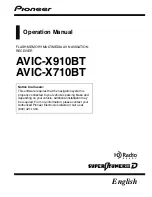 Pioneer Super Tuner IIID AVIC-X710BT Operation Manual preview